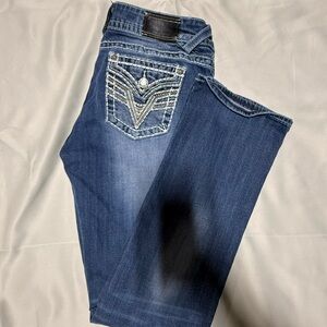 Vigoss Women's Dark Blue Boot Cut Jeans